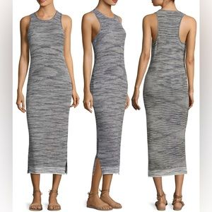 Theory intrella linen blend dress